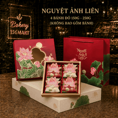 Vỏ Hộp Trung Thu 4 bánh 150g- 250g - NGUYỆT ẢNH LIÊN -   {{store}}