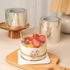 [LẺ 1 MÉT]  Mica cuộn thành bánh kem, cuộn mica bọc thành bánh in hình