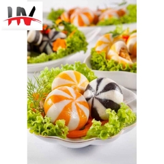 Viên Hải Sản Vị Tôm Nhân Trứng Cá (Loại Cao Cấp Màu Cam) - Viên Thả Lẩu Malaysia