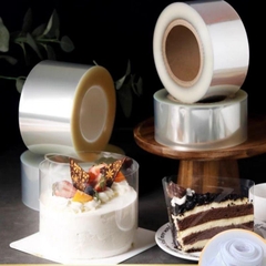 [LẺ 1 MÉT]  Mica cuộn thành bánh kem, cuộn mica bọc thành bánh in hình