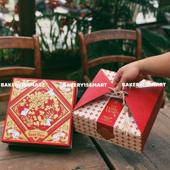 Mẫu hộp trung thu 4 bánh Thỏ quý tộc (Vương giả) - Mẫu mới 2024