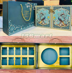 HỘP QUÀ TẾT KIM PHÚC -KÈM TÚI XÁCH-QUAI INOX XỊN XÒ-kt 34x23x10cm(giá  tận xưởng -nhận in logo)