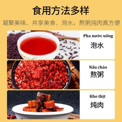 Bột gạo men đỏ Koji (Bột hồng cúc) tạo màu cho bánh kẹo, giò chả, lạp xưởng, giò bê, thịt kho tàu,