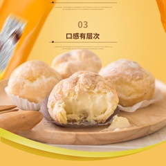 Sốt trứng muối, phô mai , sầu riêng làm nhân bánh