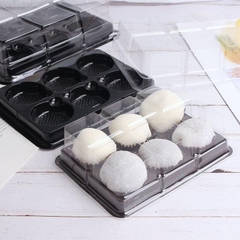 10 Hộp Pet nhựa 6 ngăn FG334 17×12.5×4.2cm