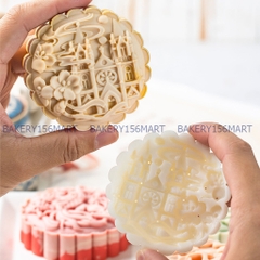 150G 200G Khuông Trung Thu 4 Mặt Hạc Đình 3D