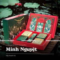 Hộp trung thu Minh Nguyệt - Hộp 4 bánh trà