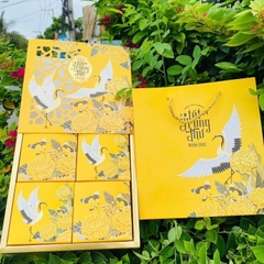 Mới 2025 Hộp trung thu 4 bánh Hạo Thiên ( NHẬN IN LOGO , GIÁ TẬN XƯỞNG)
