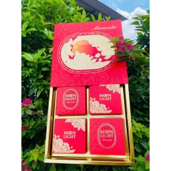 Hộp trung thu Vinh Hoa 4 bánh -nhận in logo