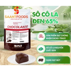 Socola hạt nút đen 65% Puratos 1 kg (Date luôn mới)
