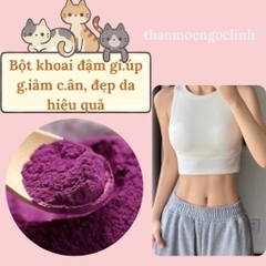 Bột khoai đậm (bột khoai lang tím) nguyên chất - tốt cho cơ thể, làm bánh