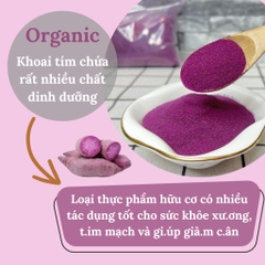 Bột khoai đậm (bột khoai lang tím) nguyên chất - tốt cho cơ thể, làm bánh