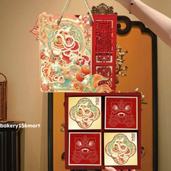 Hộp Bánh Trung Thu  mềm nhiều mẫu 4 Bánh -  6 Bánh ( Mẫu Mới )