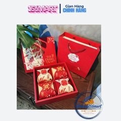 5 - 10  Hộp Trung Thu 4 Bánh 150gr - 250gr ~ Liên Ngư  (Mẫu Mới)