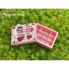 FULL BỘ TÚI HỘP TAG VALENTINE (CHƯA KÈM THIỆP) ĐỰNG SOCOLA/CHOCOLATE  9, 12, 16 & 24 VIÊN