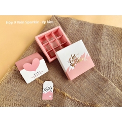 FULL BỘ TÚI HỘP TAG VALENTINE (CHƯA KÈM THIỆP) ĐỰNG SOCOLA/CHOCOLATE  9, 12, 16 & 24 VIÊN