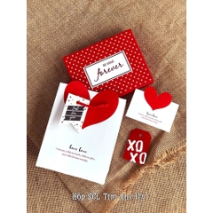 FULL BỘ TÚI HỘP TAG VALENTINE (CHƯA KÈM THIỆP) ĐỰNG SOCOLA/CHOCOLATE  9, 12, 16 & 24 VIÊN