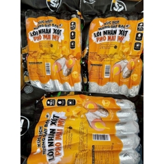 XÚC XÍCH NƯỚNG GIẤY BẠC LÕI NHÂN XỐT PHÔ MAI MỸ 500G (10 cây)