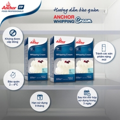 Kem Whipping cream Anchor, Whipping, kem sữa tươi whipping hộp 1lit/250ml