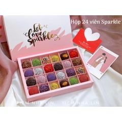 FULL BỘ TÚI HỘP TAG VALENTINE (CHƯA KÈM THIỆP) ĐỰNG SOCOLA/CHOCOLATE  9, 12, 16 & 24 VIÊN