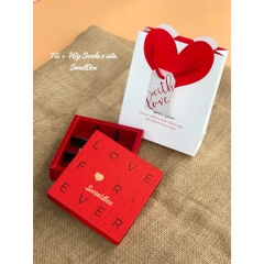 FULL BỘ TÚI HỘP TAG VALENTINE (CHƯA KÈM THIỆP) ĐỰNG SOCOLA/CHOCOLATE  9, 12, 16 & 24 VIÊN