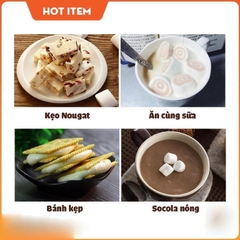 Kẹo marshmallow trắng Erko không đường dành cho ăn kiêng 500 gram loại viên lớn