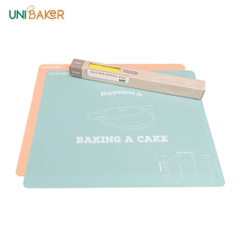 Thảm nhào bột Unibaker 40x50cm  và cây lăn bột