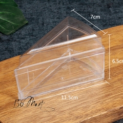 [Set 50c] Ly mousse tam giác đựng bánh lạnh tiramisu, panacotta size 11.7*7.3*4.8cm. Dung tích 160ml