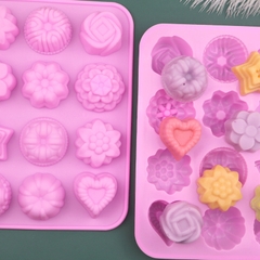 Khuôn SILICONE hình 3D dùng làm thạch rau câu, Thạch trà sữa, bánh pudding, bánh nướng, đá viên socola