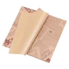 Giấy lót thấm dầu hình báo vuông 18 x 18cm lót hộp bento hộp bánh các loại