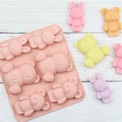 Khuôn SILICONE hình 3D dùng làm thạch rau câu, Thạch trà sữa, bánh pudding, bánh nướng, đá viên socola