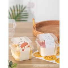 Set Hộp nhựa XY585 đựng Pudding, các loại bánh lạnh Mousse, Tiramisu