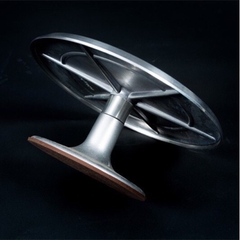 BÀN LÀM BÁNH INOX CÓ ĐẾ XOAY