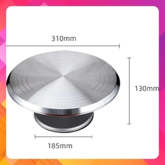 BÀN LÀM BÁNH INOX CÓ ĐẾ XOAY