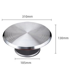 BÀN LÀM BÁNH INOX CÓ ĐẾ XOAY