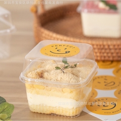Set Hộp nhựa XY585 đựng Pudding, các loại bánh lạnh Mousse, Tiramisu