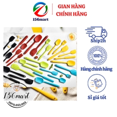 Spatula Phới Trộn Bột, Phới Dẹt Silicon