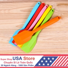 Spatula Phới Trộn Bột, Phới Dẹt Silicon