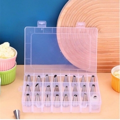 Set 24 đui bắt bông kem