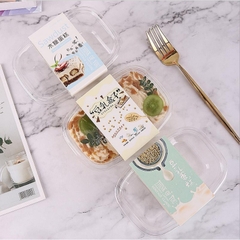 💚💙💜 Hộp nhựa pet hình chữ nhật XY092 (set 10 hộp)