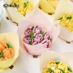 SET 7 Đui 3D bắt hoa tulip cỡ lớn đường kính 24 mm, đuôi hoa tulip, đầu bắt hoa 3D, đui bắt hoa Nga hoa đẹp, cánh mỏng