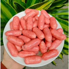 Xúc xích bi Trung chiên rán, thả lẩu đều ngon ( chiết lẻ gói 500g )