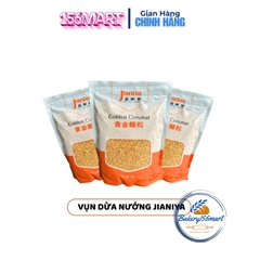 Vụn Dừa Nướng Jianiya Túi Cam (500g & 1kg) - Topping trà sữa thơm giòn