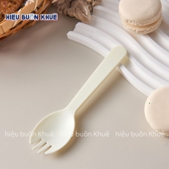 50 Muỗng Nĩa Nhựa Ăn Bánh Kem, Bánh Bông Lan Siêu Xinh