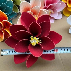 Đầu bông hoa Mộc Lan Xoắn xốp 20cm cắm bình trang trí, decor giỏ quà, Tết