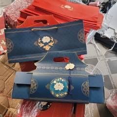 Hộp Đựng 4 Bánh Trung Thu Sen Đình