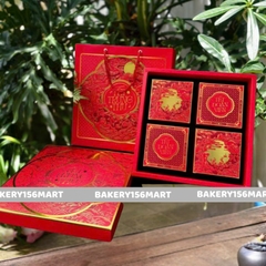 5 -10 Hộp Trung Thu 4 Bánh 150gr - 250gr ~ Thưởng Nguyệt Nắp Âm Dương