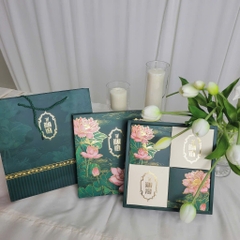 Hộp trung thu 4 bánh Liên hoa cát tường