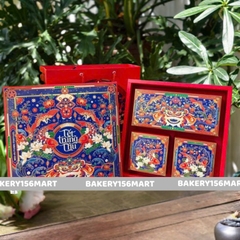 5 -10 Hộp Trung Thu 4 Bánh 150gr - 250gr ~ Lân Vũ Nắp Âm Dương Mẫu Cao Cấp