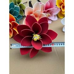 Đầu bông hoa Mộc Lan Xoắn xốp 20cm cắm bình trang trí, decor giỏ quà, Tết